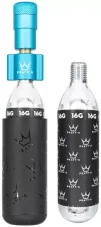 PEATY'S HOLESHOT CO2 PUMPA + BOMBIČKY 2 KS - ROAD & GRAVEL (16G) - MATTE TURQUOISE  (PPR-HTI-RAG-EMR-12)