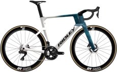 RIDLEY kolo NOAH Fast Ultegra Di2 White/Black/Petrol Blue Metallic M