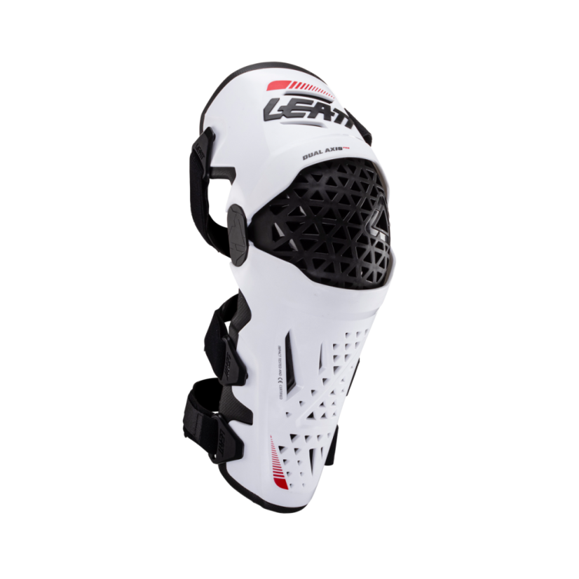 Leatt chrániče kolien Guard Dual Axis Pro, White - Varianta: #S/M