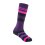 SENSOR PONOŽKY SLOPE MERINO černá/růžová/fialová 6/8 - Barva: černá, Velikost: 6/8