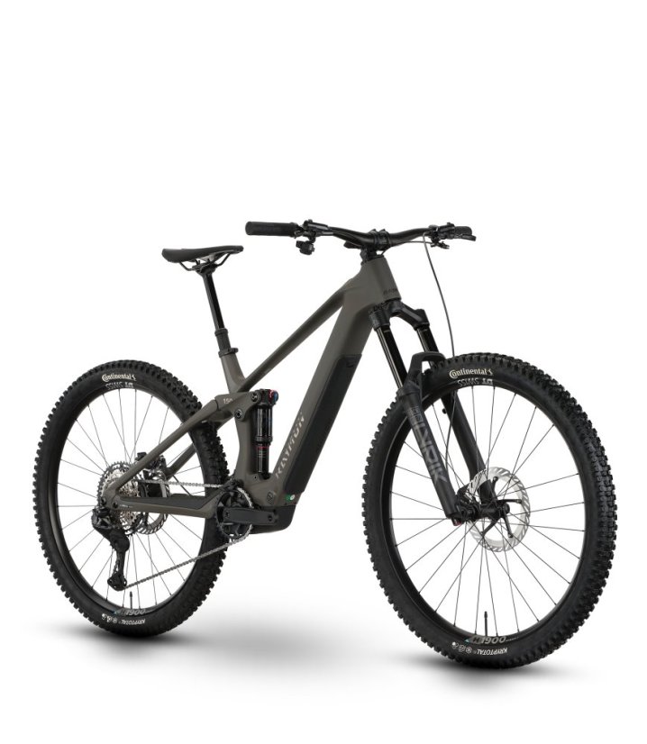 Celoodpružený horský elektrobicykel Raymon Airok Pro Black Grey