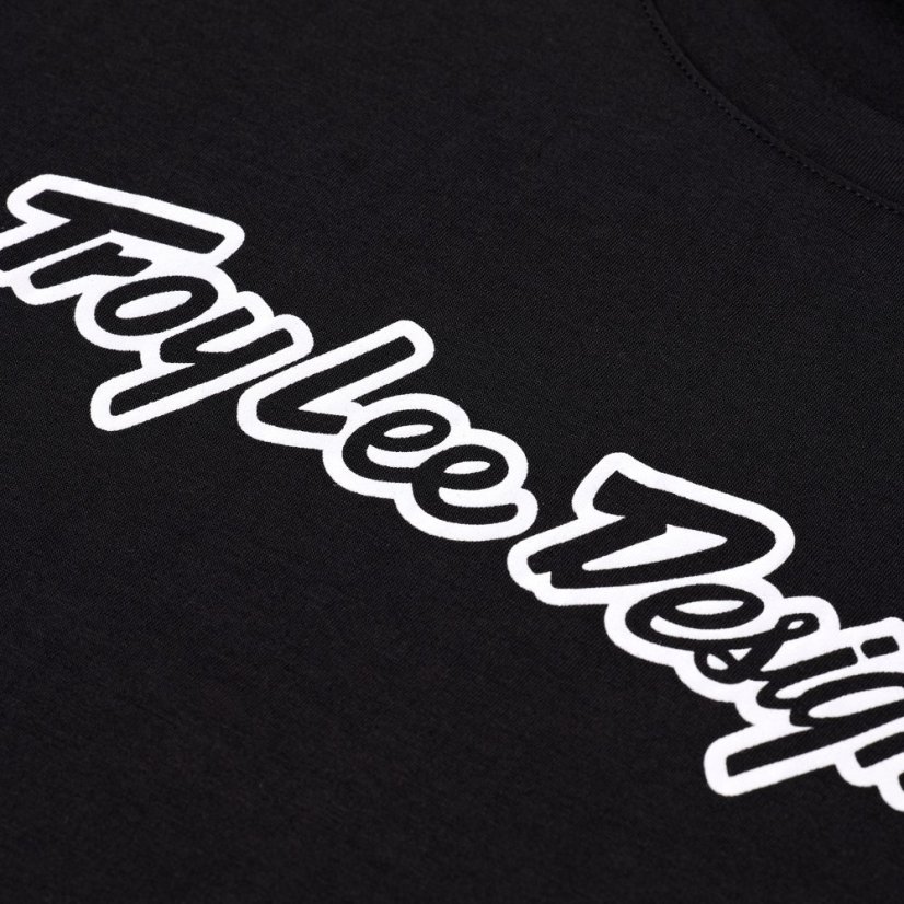 TLD DĚTSKÝ DRES S KRÁTKÝM RUKÁVEM SKYLINE RIDE TEE SIGNATURE BLACK (38407200) - Veľkosť: XS