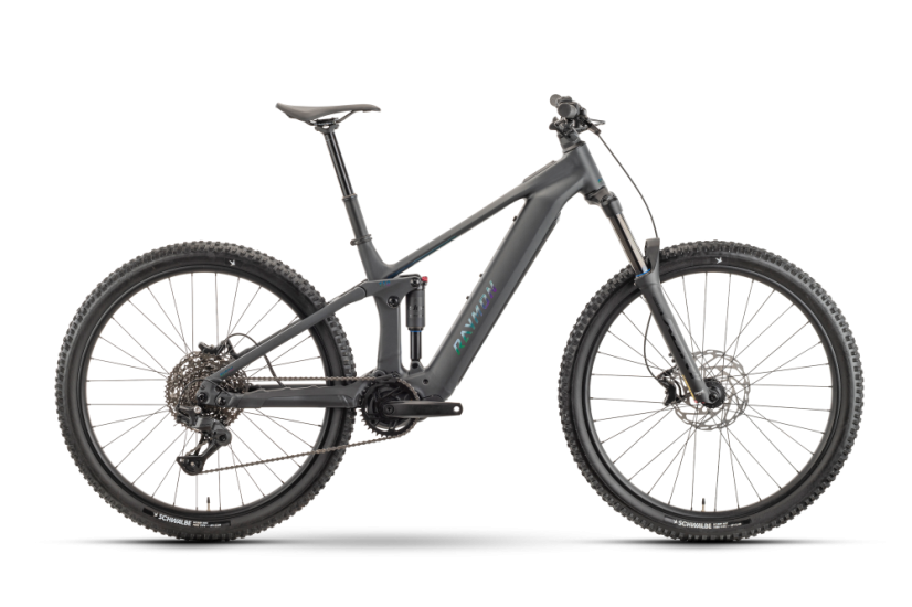 Celoodpružené horské elektrokolo Raymon Durok Comp  - Black Galaxy