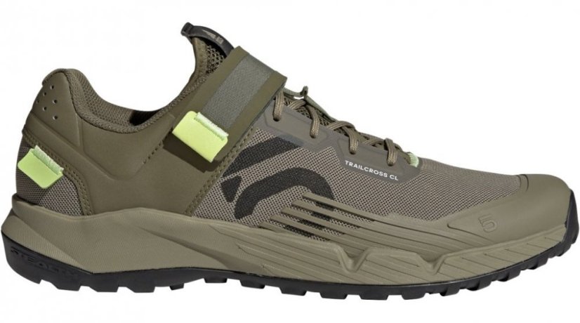 Cyklistické topánky Five Ten Trailcross Clip-in SPD Orbit Green