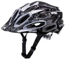 Cyklistická XC prilba Kali Protectives Maraka, čierná, sivá