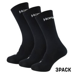 Dámské cyklo ponožky Horsefeathers Delete Premium Wmns 3Pack - black-KOPIE