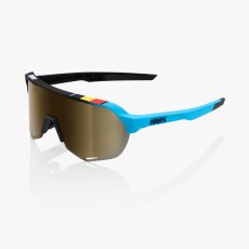 Brýle 100% S2 - BWR Black - Soft Gold Mirror Lens