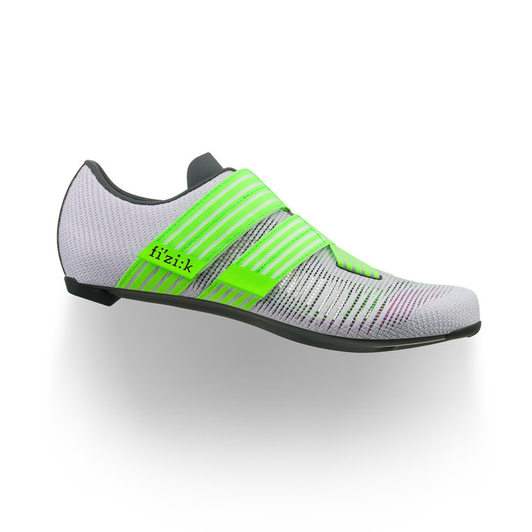 FIZIK TRETRY VENTO POWERSTRAP AEROWEAVE LIGHT VIOLET - NEON GREEN (VER3PAR1C3F5D)