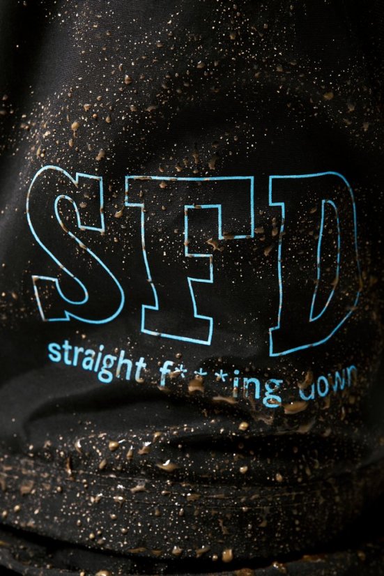 Voděodolná cyklistická kombinéza Dirtlej Dirtsuit SFD Edition Black Lime