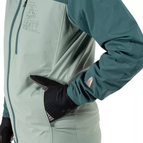 LEATT nepremokavá bunda MTB HydraDri 2.0 Pistachio - Varianta: S / US38 / EU48