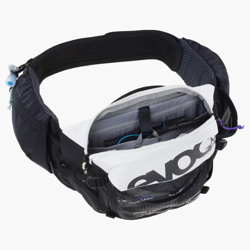 Ledvinka Evoc Hip Pack Pro 3 + Hydration Bladder 1,5l - multicolour, bílá, černá
