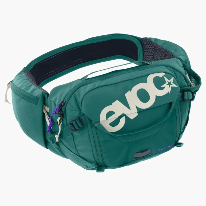 Ledvinka Evoc Hip Pack Pro 3 Hydration Blade 1,5l bottle green