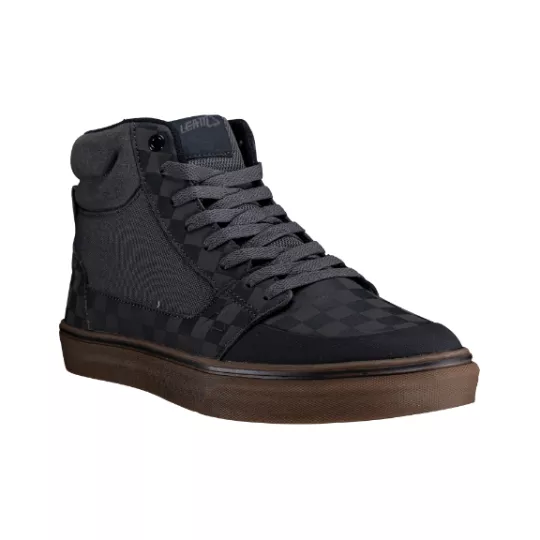 LEATT cyklistická obuv Flat 1.0 Hi , Graphite - Varianta: US8 / UK7.5 / EU41.5 / 26cm