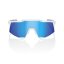 Brýle 100% SPEEDCRAFT - Matte White - HiPER Blue Multilayer Mirror Lens