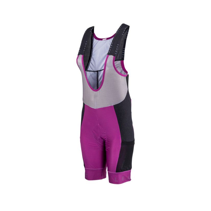 Leatt nohavice Bib MTB Endurance 5.0, dámske, fialové - Varianta: S