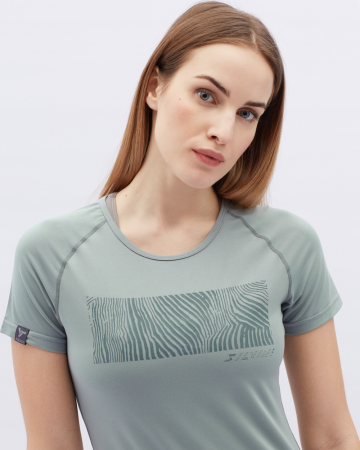 Dámské tričko Silvini Giona - šedé - Velikost: XL