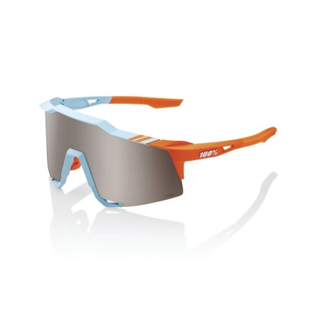 Okuliare 100% SPEEDCRAFT - Soft Tact Two Tone - HiPER Silver Mirror Lens