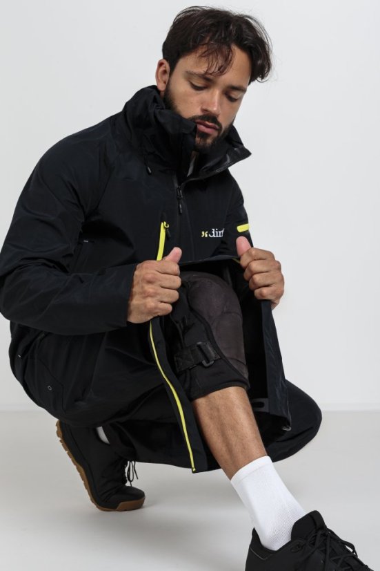 Nepremokavá cyklistická kombinéza Dirtlej Dirtsuit Core Edition V.6 Graphite Lemon