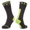 Nepremokavé ponožky Sealskinz Briston Black Neon Yellow