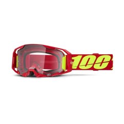 Sjezdové brýle 100% Armatic Red - Clear Lens