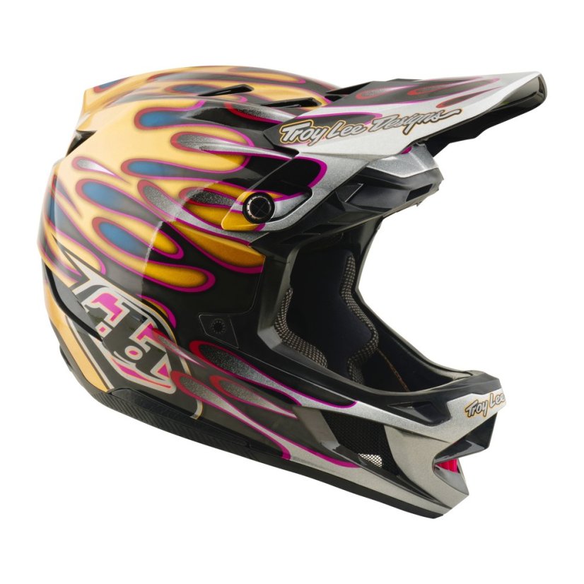 TLD HELMA D4 CARBON MIPS OVERSPRAY GOLD / BLACK (13903000) - Velikost: XS