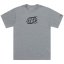 TLD TRIKO S KRÁTKÝM RUKÁVEM BADGE GRAY HEATHER (70156808) - Veľkosť: S