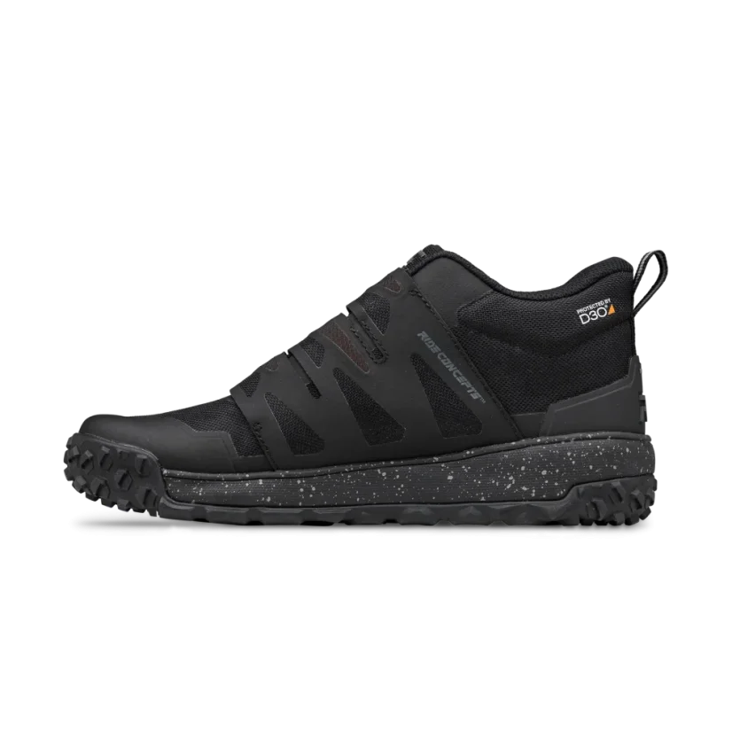 Cyklistické boty RIDE CONCEPTS TALLAC MID CLIP BOA pánské, černá/charcoal - Velikost: 45