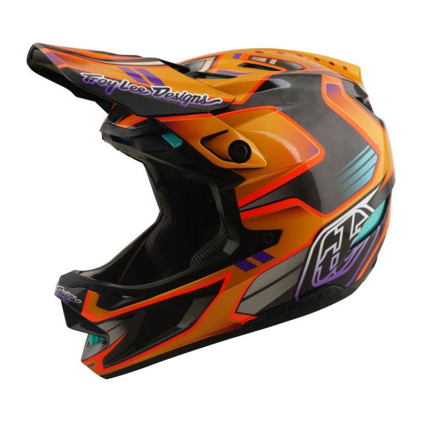 TLD HELMA D4 CARBON MIPS CREST GOLD (13901700) - Velikost: XS