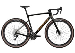 Gravel bicykel Ridley ASTR GRX800 Di2 karbón čierna metalíza/zlatá