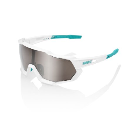 Okuliare 100% SPEEDTRAP - BORA Hans Grohe Team White - HiPER Silver Mirror Lens