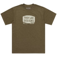 TLD TRIKO S KRÁTKÝM RUKÁVEM STAMP OLIVE HEATHER (70189700)