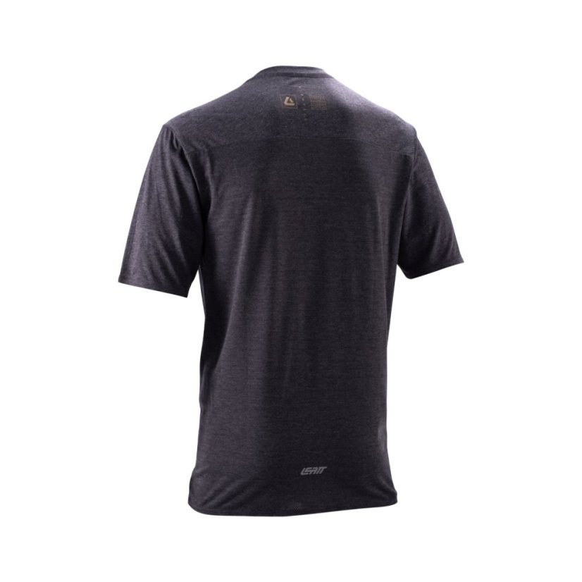 LEATT dres krátky rukáv MTB Trail 4.0 , Ghost Black - Varianta: S / US38 / EU48