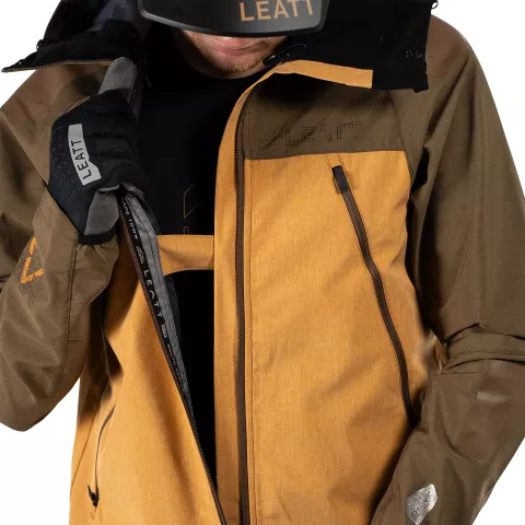LEATT nepremokavá bunda MTB HydraDri 4.0 Rust - Varianta: S / US38 / EU48