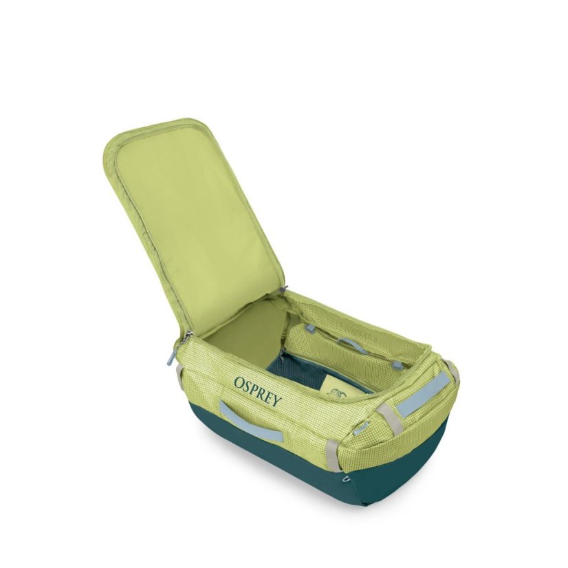 OSPREY CESTOVNÍ TAŠKA TRANSPORTER DUFFEL 65 GLOW DEW TORRENT BLUE (10007513)