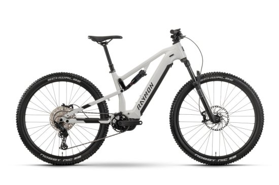 Celoodpružené horské elektrokolo Raymon TrailRay 120 Ultra Black Silver