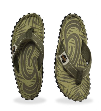 Žabky Gumbies Classic Islander Khaki G - zelené