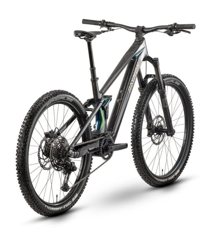 Celoodpružený horský elektrobicykel Raymon Tarok Comp Northern Light