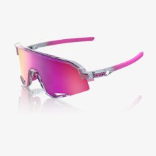 MTB brýle 100% SLENDALE -  SLENDALE - Polished Translucent Grey - Purple Multilayer Mirror Lens