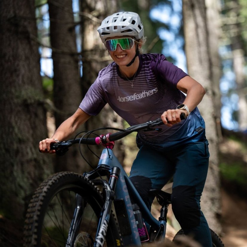 Dámský bike dres Horsefeathers Quantum - iris fade out