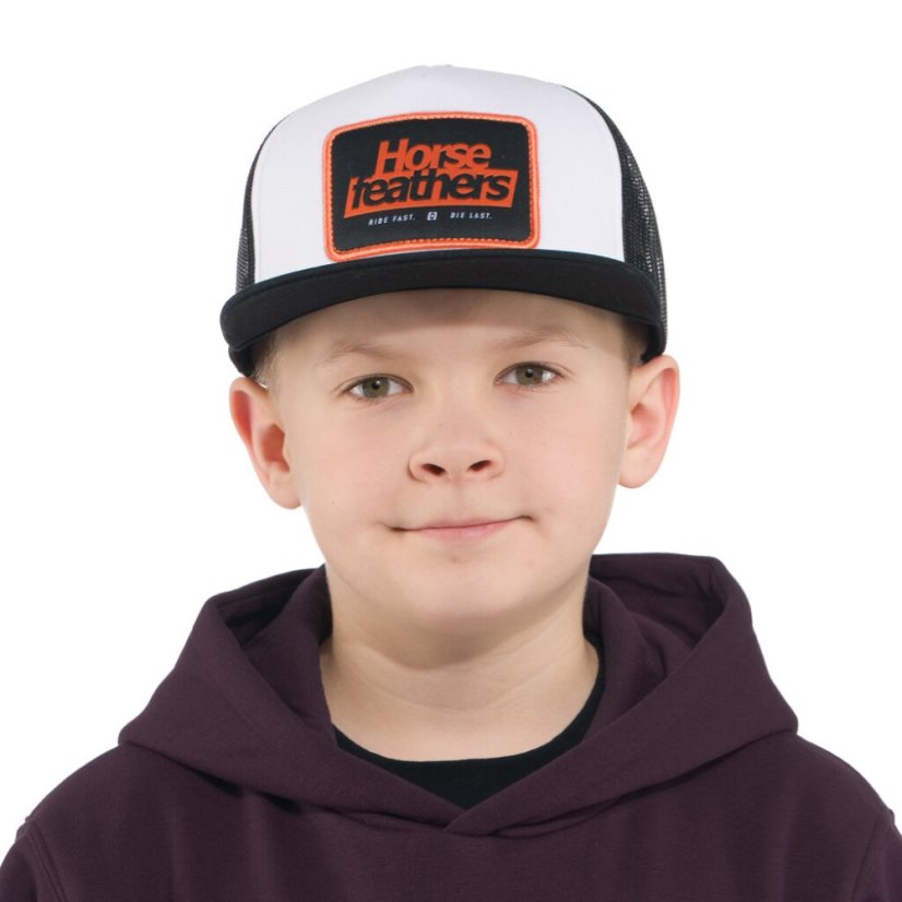 Dětská kšiltovka Horsefeathers Caster - white