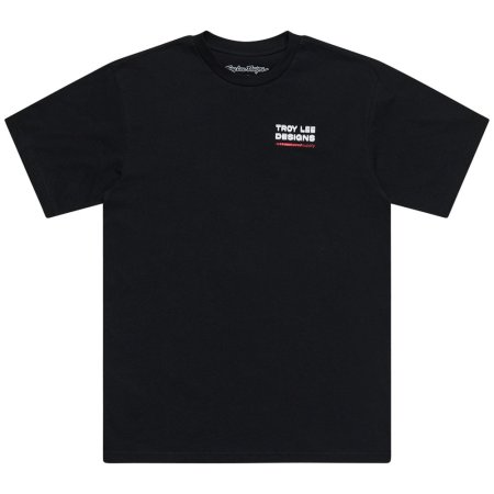 TLD TRIKO S KRÁTKÝM RUKÁVEM FACTORY BLACK (70181802) - Velikost: S