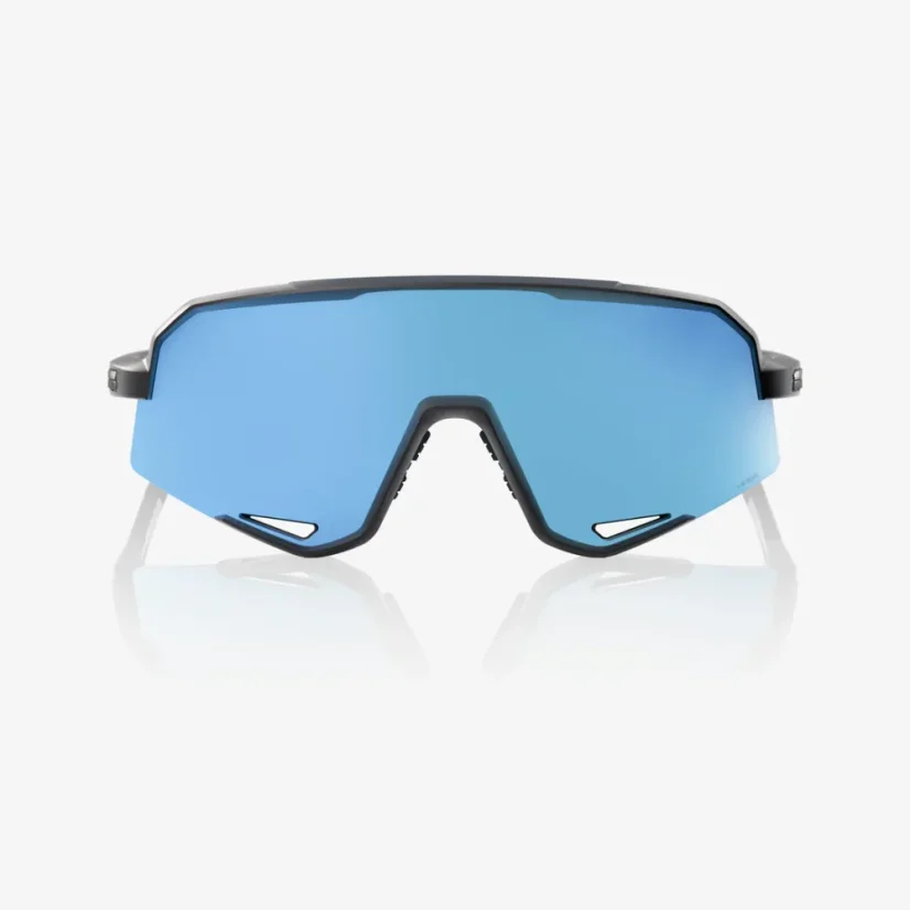 MTB brýle 100% SLENDALE - Matte Black - HiPER Blue Multilayer Mirror Lens