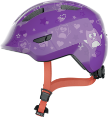 Dětská cyklistická helma Abus Smiley 3.0 Purple Star - fialová