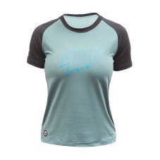 FT WOMEN'S HORIZON SHORT SLEEVE TEE MINT/BLACK XL