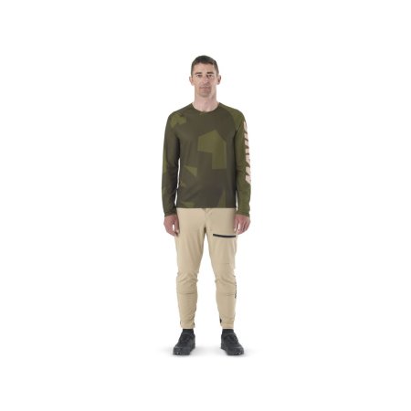 MAVIC PÁNSKÝ DRES S DLOUHÝM RUKÁVEM DEEMAX ENDURO CAMO/OLIVE (T000487) - Velikost: S