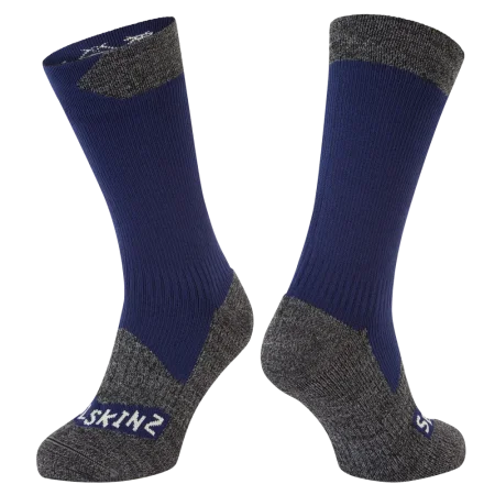 Voděodolné ponožky Sealskinz Raynham Grey/Blue