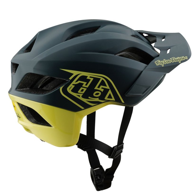 TLD HELMA FLOWLINE SE BADGE GRAY / GLO YELLOW (11056809) - Velikost: XS-S