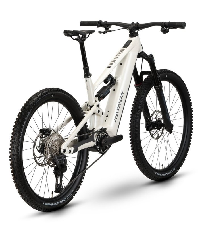 Celoodpružený horský elektrobicykel Raymon Vantor Pro White Sparkle