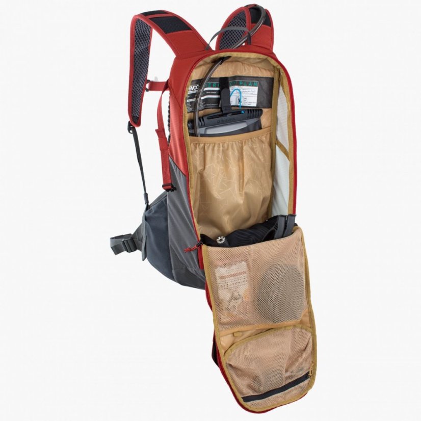 Evoc Ride 12 + Hydration Blader 2 Chilli Red Carbon