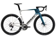 RIDLEY kolo E-NOAH Ultegra Di2 White/Black/Petrol Blue Metallic S